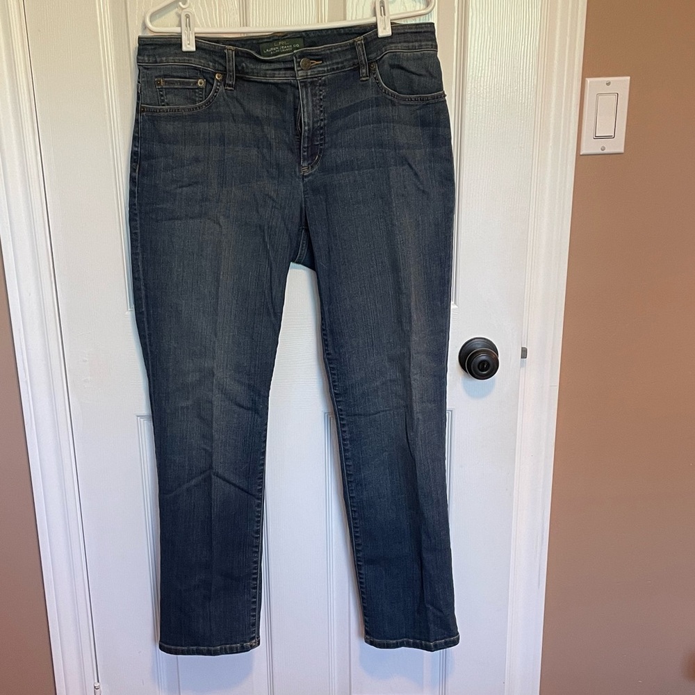 Women’s Ralph Lauren Green Label Dark Blue Straight Leg Jeans